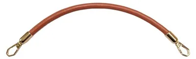 Productafbeelding van Lederen handgrepen met karabijnhaak - 2 stuks, 30 cm - Vervangingshandgrepen voor handtassen en schoudertassen - Bruin