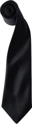 Produktbild von Premier - "Colours" Krawatte für Herren/Damen Uni PC6853 (Einheitsgröße) (Schwarz)