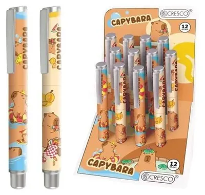 Image de Stylo plume Kapibara (12 pièces) - Cresco