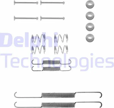 Produktbild von DELPHI Zubehörsatz Bremsbacken LY1001 Hinten für OPEL MANTA B (58, 59)