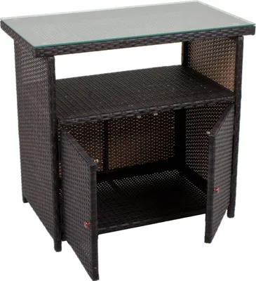 Produktbild von Garden Pleasure 970353 Garden Pleasure Padua Kommode coffee 1 Fachboden