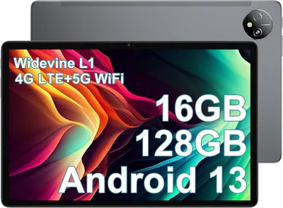 Produktbild von Blackview Tab80 Tablet 10 Inch Android 13.16 GB RAM + 128 ROM (1TB TF), Octa-Core, 4G LTE 5G WiFi PC, 1280 x 800 HD IPS, 13MP 8MP Camera 7680 mAh
