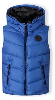 Minoti Steppweste Blau für Jungen, Vorderansicht