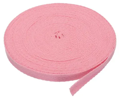Produktbild von Baauwollen-Band, 6 mm x 9 m, in Hellrosa, für Bastelarbeiten und zum Nähen