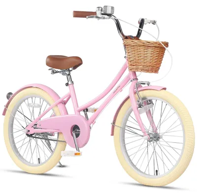 Image de Vélo pour filles avec panier, pour enfants de 3 à 10 ans