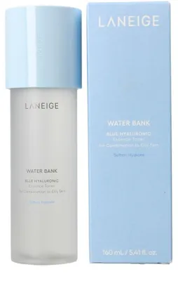 Image de Lotion tonique pour les peaux mixtes à grasses Water Bank Blue Hyaluronic (Essence Toner) 160 ml