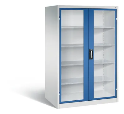 Produktbild von C+P Flügeltürenschrank Acurado, H1950xB1200xT800mm, 7035/5010
