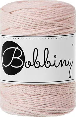 Obrázek produktu pro Bobbiny Macrame Cord 1,5 mm 100 m Pastel Pink Šňůra