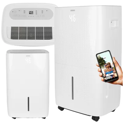 Zdjęcie produktu dla EBERG BROX Osuszacz Powietrza 60 l/24h WiFi 8 l R290
