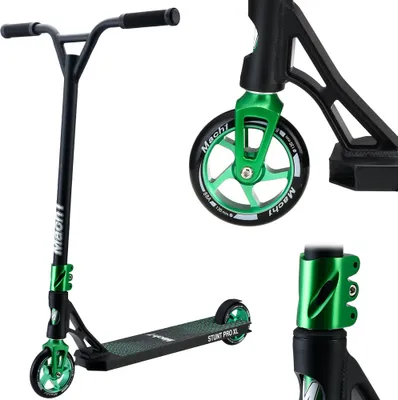 Produktbild von Mach1 Stunt Scooter 360° Lenkung - 120mm Rollen mit Alu Core und ABEC 9 Kugellagern, Tretroller, Kickscooter, Fun Stunts Trick Roller für Kinder ab 6 Jahre - 2838