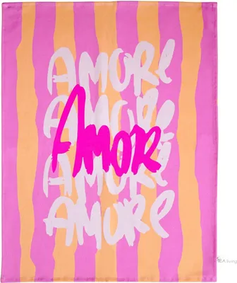 Produktbild von Geschirrtuch "AMOR pink/orange"