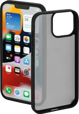 Image de Hama 00196987 étui pour téléphone portable 17 cm (6.7") Housse noire, transparente