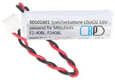 Zdjęcie produktu dla Bateria pasująca do akumulatora Maxell ER-6C z kablem i wtyczką