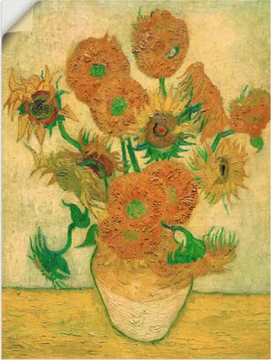 Produktbild von ARTland Wandbild, selbstklebend Sonnenblumen Größe: 45x60 cm