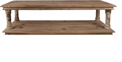 Produktbild von Clayre & Eef Wandregal 105x35x29 cm Braun Holz