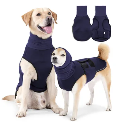 Image de Gilet apaisant pour chiens - Ajustable - Bleu - Taille S