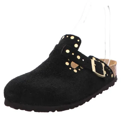 Produktbild von Birkenstock Damen Clogs Boston Rivet Border 42076-37, 42076-38, 42076-39, 42076-40, 42076-41, 42076-42 BIR-1030491 schwarz 38