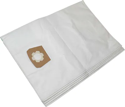 Produktbild von vhbw 5x Staubbeutel kompatibel mit Kärcher WD 5.000 - WD 5.999, NT 65/2 Tact, WD 5.200 M, WD 5.200 Staubsauger - 30l Füllvolumen 43,5cm x 32cm Weiß