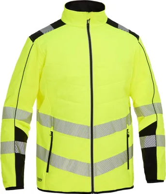 Productafbeelding van BISLEY veiligheidssoftshelljas ROBEY, maat S, geel