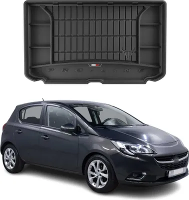 Produktbild von OMAC Gummi Kofferraumwanne für Opel Corsa 2014-2019 TPE Laderaumwanne Schwarz