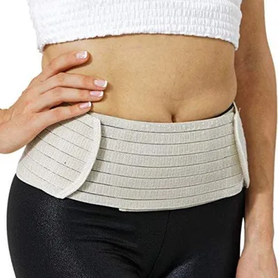 Produktbild von Famanu Bauchband 3-in-1 - Verstellbare Unterstützung für Schwangerschaft und nach der Geburt - Beige - S