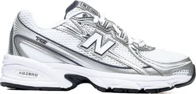 A side view of a New Balance sneaker.