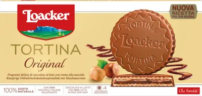 Produktbild von Loacker Tortina Original 3 Waffeltörtchen mit Haselnusscreme 63g