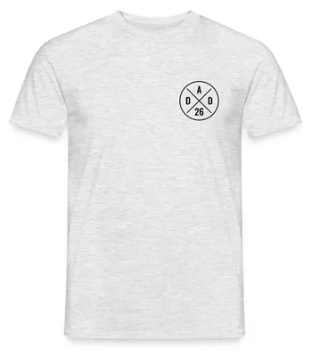 Produktbild von Spreadshirt Dad 2026 Modernes Papa Logo Geschenk Männer T-Shirt, S, Grau meliert