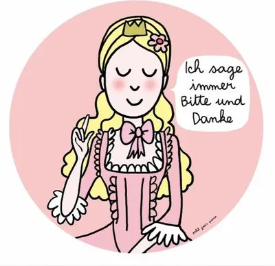 Produktbild von Petit Jour Paris Melaminteller Prinzessin