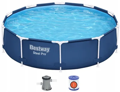 Zdjęcie produktu dla Basen Ogrodowy Bestway Stelażowy Steel Pro z Pompą 305x76 cm  56679 1 szt