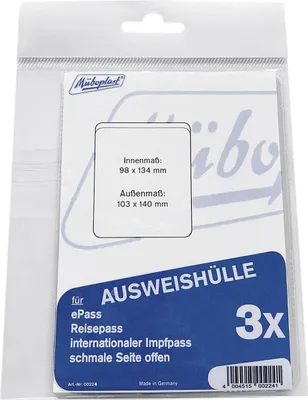 Obrázok produktu pre Priehľadné obálky na doklady, rozmer 103x140 mm, balenie po 3 kusy – výhodná sada po 10 kusov