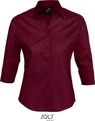 Image de SOL'S Women's Stretch 3/4-Sleeve Blouse Effet