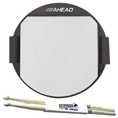 Zdjęcie produktu dla Ahead AKPP Practice Pad 5 Knee Pad z pałkami perkusyjnymi Keepdrum