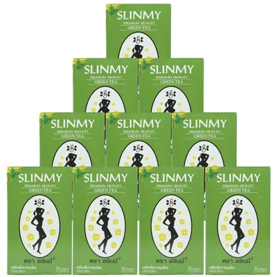 Produktbild von Slinmy Grüntee mit Kräuter 10x40g (200 Teebeutel)