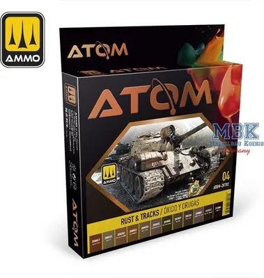 Productafbeelding van Ammo of MIG ATOM20703 ATOM: Set met kleuren voor roest en sporen