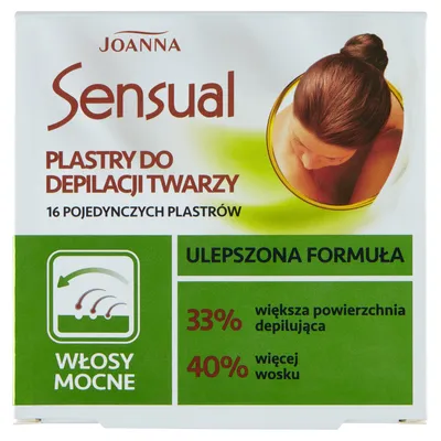 Image de Joanna Sensitive facial depilatory patches 16 pcs + Soothing oil 10 ml