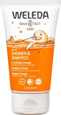 Immagine prodotto di Weleda Kids Shampoo e lavaggio corpo 2 in 1 Arancia Felice 150ml