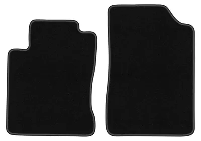 Obrázok produktu pre Predné velúrové koberce pre: Mazda MX-3 1991-1998 (kupé) – 2 ks, čierne, na mieru – Wielganizator BASIC