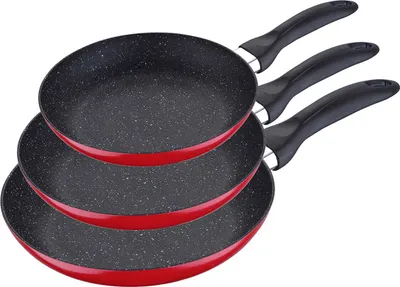Image de Set de casseroles San Ignacio Rouge Aluminium