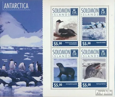 Produktbild von Briefmarken Salomoninseln 2014 Mi 2937-2940 Kleinbogen (kompl. Ausg.) postfrisch Antarktis