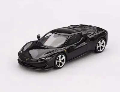 Immagine prodotto di FERRARI 296 GTB Nero Daytona 2024 - Modello in scala 1:64 prodotto da BBR