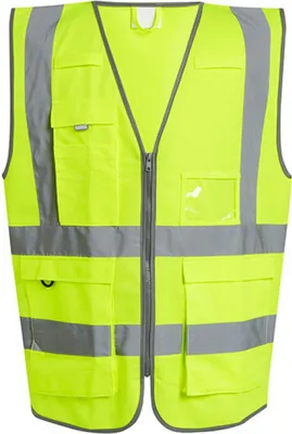 Produktbild von Regatta Professional TRS251 | Pro Hi-Vis Executive Vest Warnweste - Farbe: Yellow - Größe: XXL