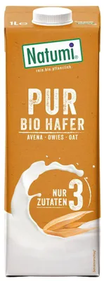 NAPÓJ OWSIANY PURE BEZ DODATKU CUKRÓW BIO 1 L - NATUMI
