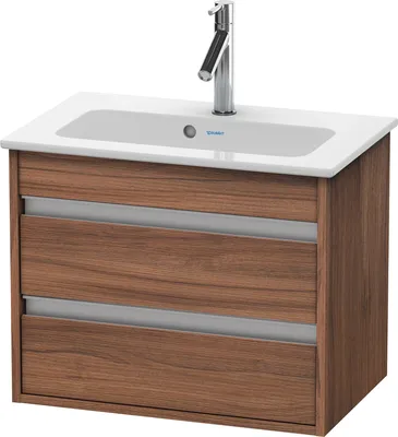 Produktbild von Waschtischunterbau KETHO COMPACT 480x600x385mm nussbaum natur nussbaum natur