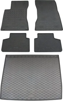 Produktbild von Rigum Gummi Fußmatten + Kofferraumwanne im Set für Mercedes GLB X247