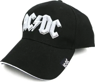 Produktbild von AC/DC - Weiße Logo Baseballkappe