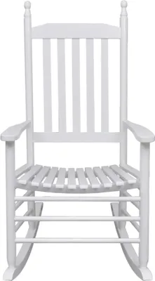 Zdjęcie produktu dla VidaXL 40858, Taras, Obite siedzisko, Drewno sosnowe, Biały, 605 mm, 820 mm