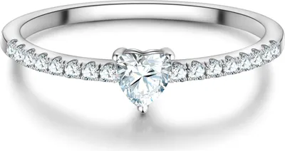 Produktbild von Trilani Ring Herz Sterling Silber Zirkonia 50030168 60