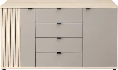 Produktbild von Kommode HARPER ILMINSTER BHT 149x84x38 cm grau Sideboard Bürokommode