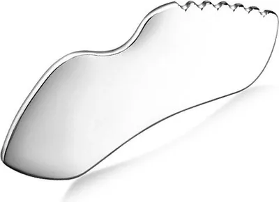 Obrázek produktu pro INF Nástroj Gua Sha z nerezové oceli ve tvaru křídla pro zpevnění a lifting obličeje